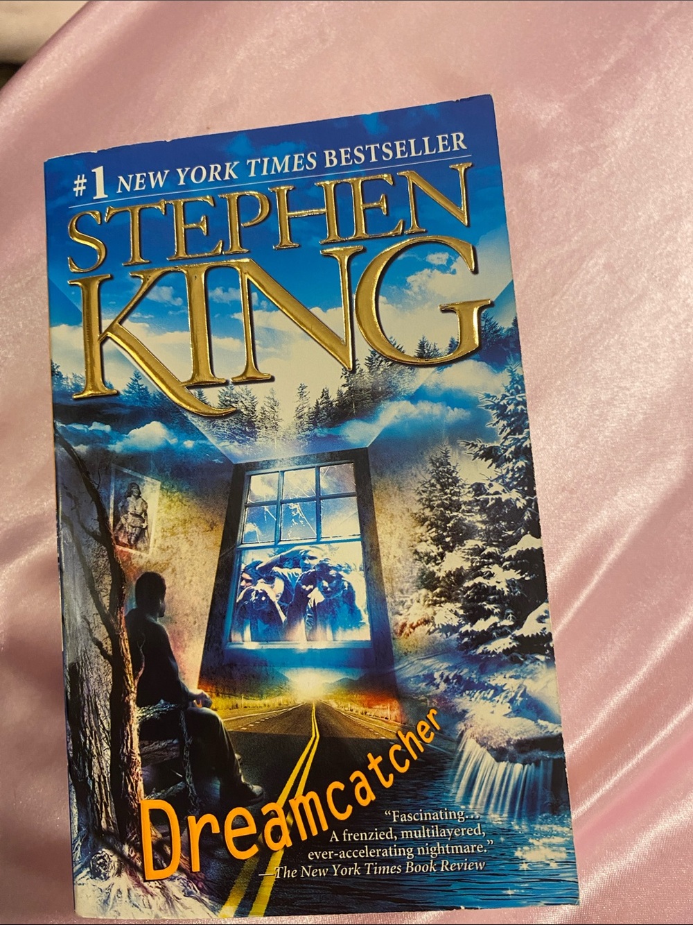 Stephen King Dreamcatcher Paperback - Blue and Gold Cover